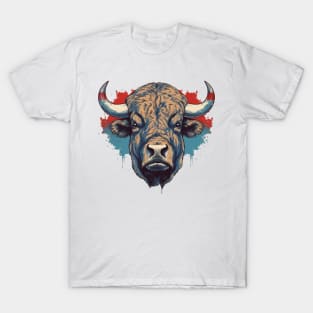 Buffalo Red and Blue T-Shirt